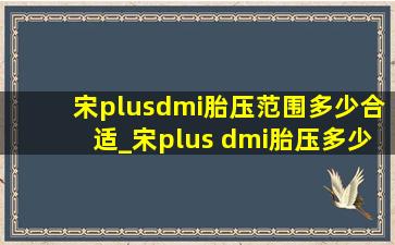 宋plusdmi胎压范围多少合适_宋plus dmi胎压多少合适